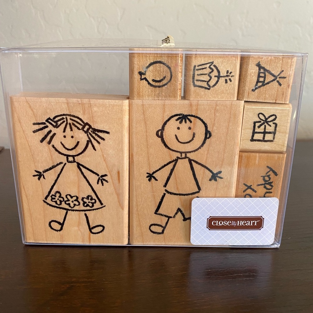 Close to My Heart Happy Birthday Stamp Set.